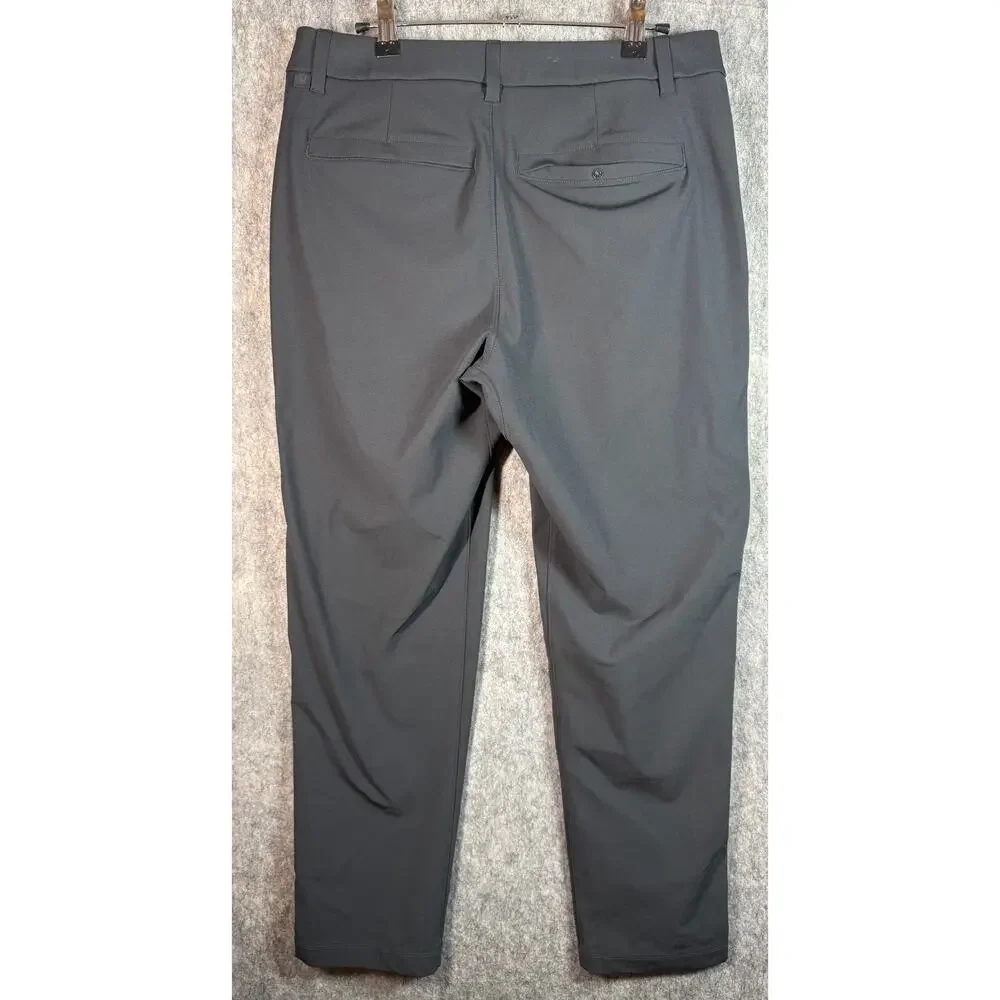Lululemon ABC Classic Fit Dark Gray Chino 31x30 Warpstreme Performance Pants